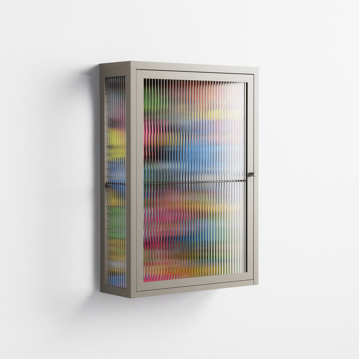 All The Good Guys - Wall Cabinet - Craig Watkins - Pebble - Reeded glass