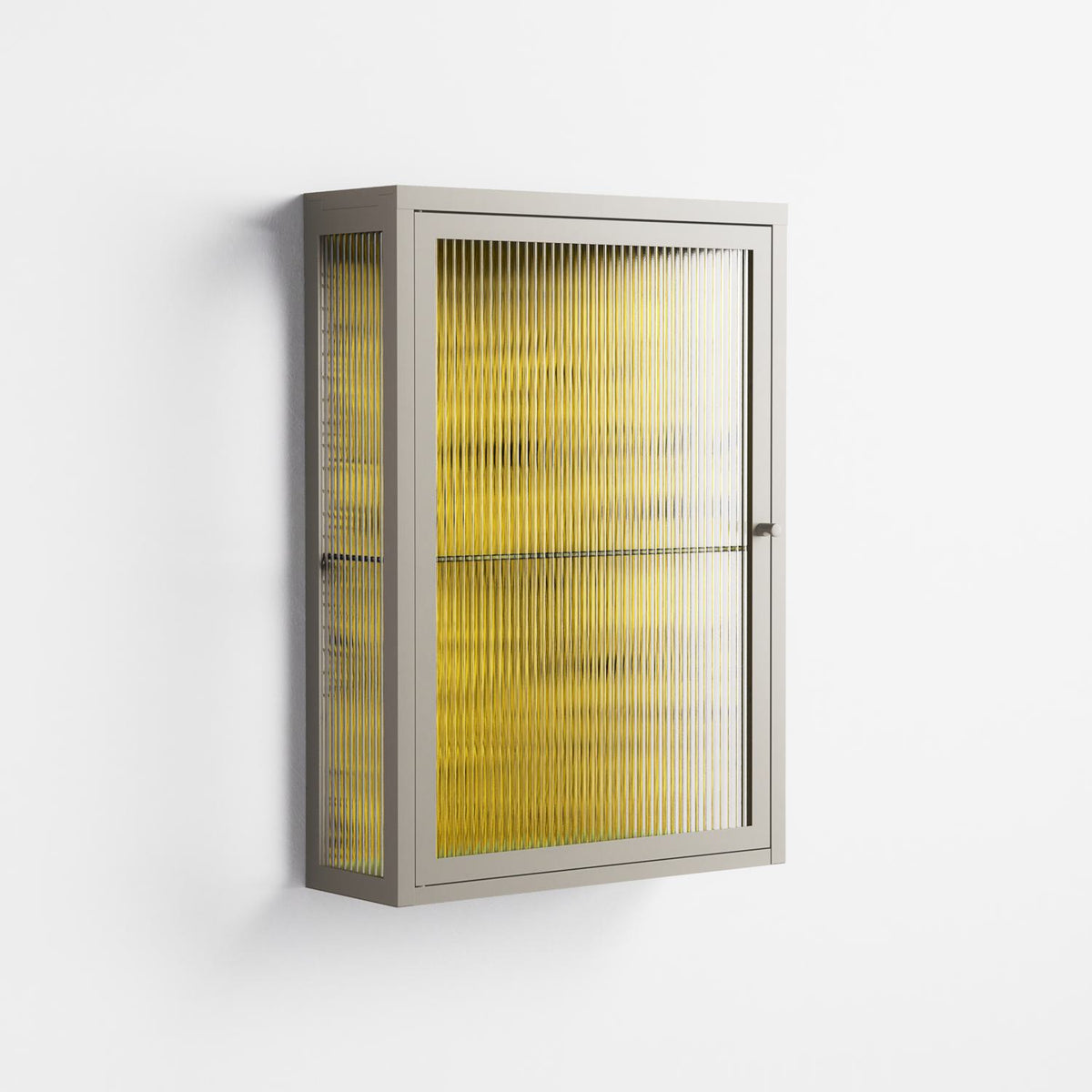 What a Mess - Wall Cabinet - Craig Watkins - Pebble - Reeded glass