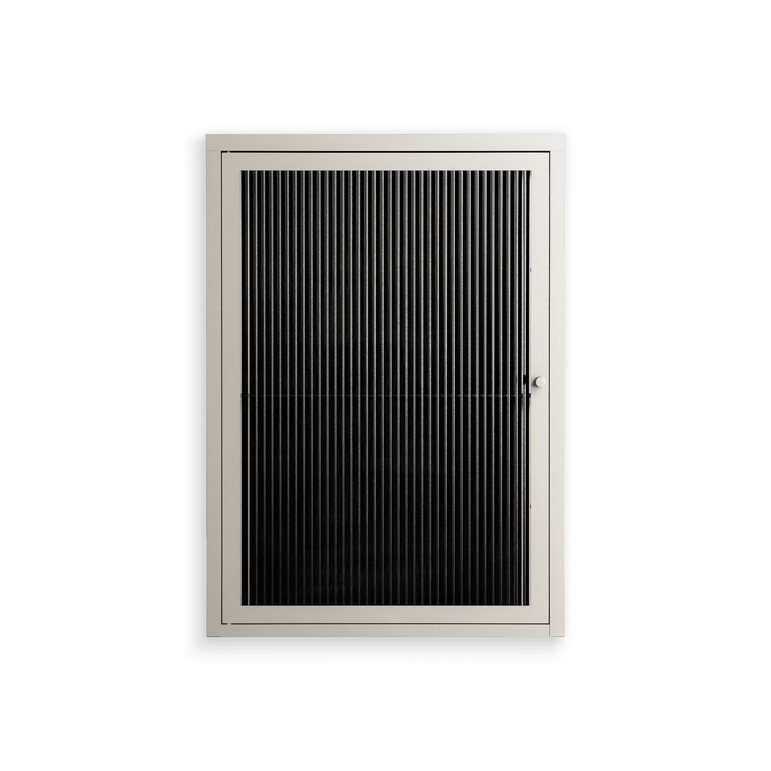The Single Color - Wall Cabinet - Craig Watkins - Pebble - Reeded glass