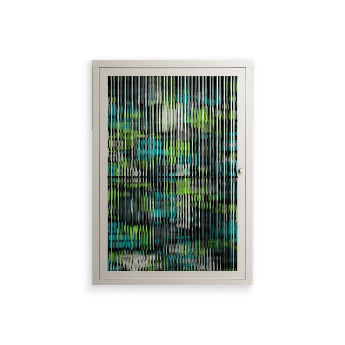 Shapes and Faces - Wall Cabinet - Craig Watkins - Pebble - Reeded glass