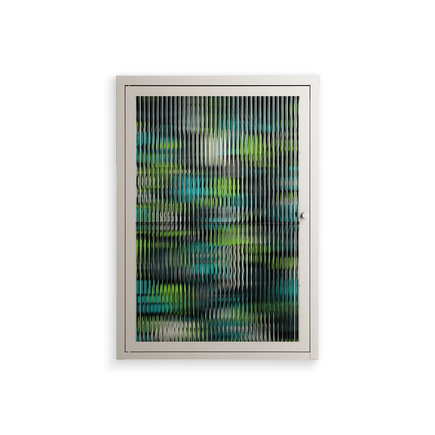 Shapes and Faces - Wall Cabinet - Craig Watkins - Pebble - Reeded glass