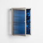 The Blue Line - Wall Cabinet - Craig Watkins - Pebble - Reeded glass
