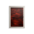 Wottosque Red - Wall Cabinet - Craig Watkins - Pebble - Reeded glass