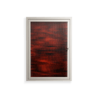 Wottosque Red - Wall Cabinet - Craig Watkins - Pebble - Reeded glass