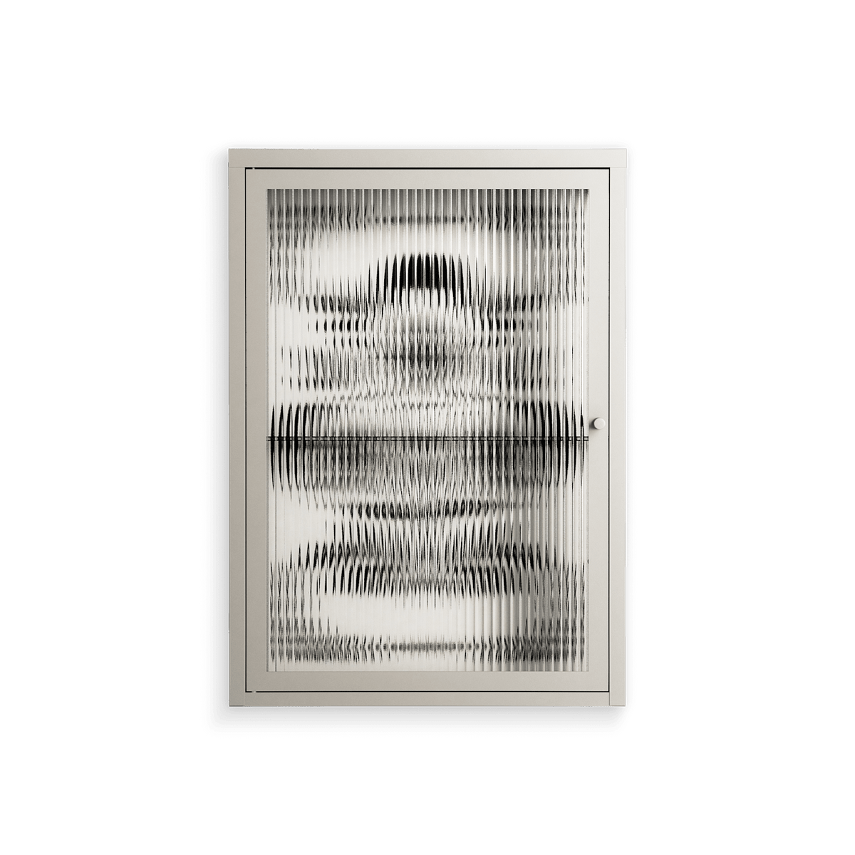 Barbed Bloom - Wall Cabinet - Daphna Sebbane - Pebble - Reeded glass
