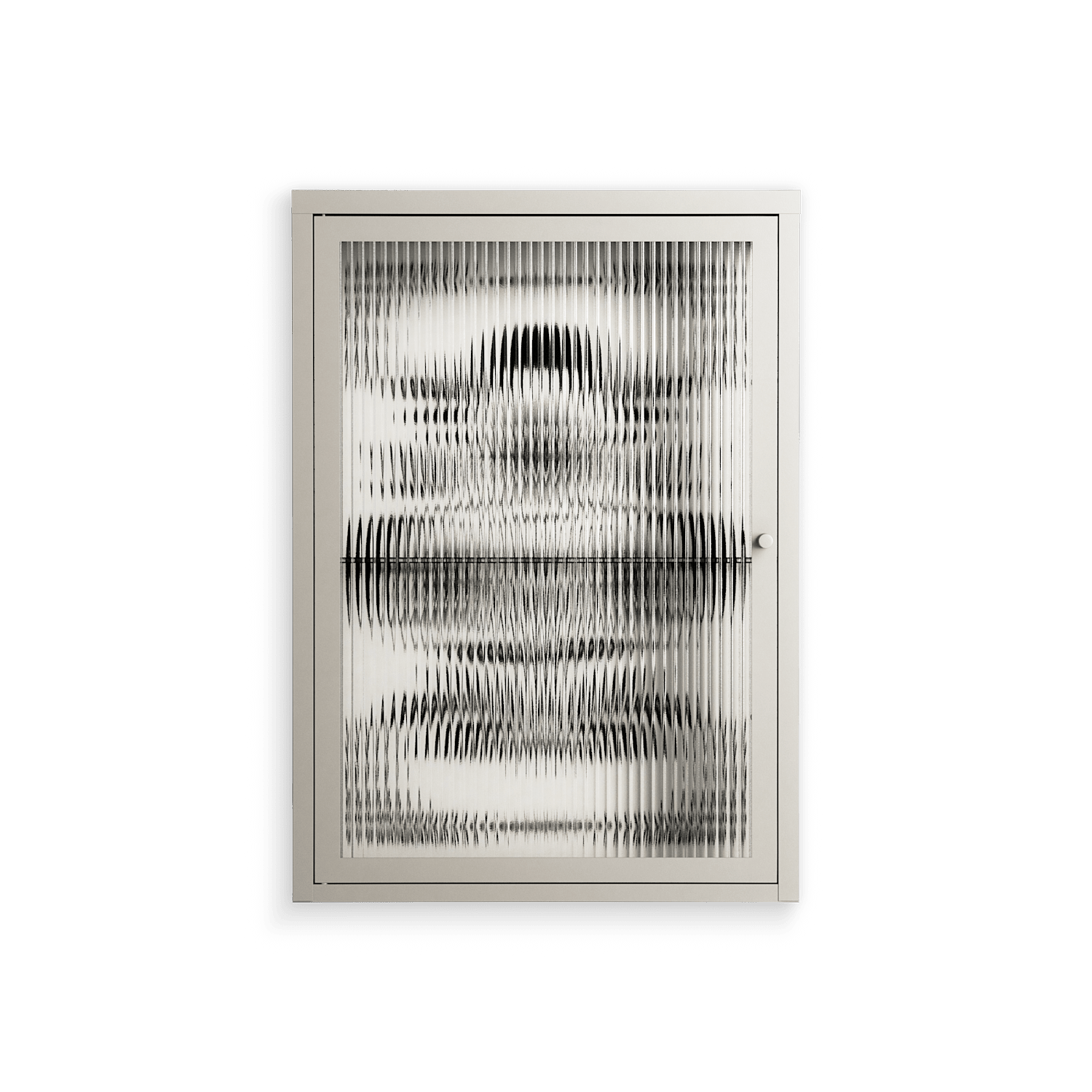 Barbed Bloom - Wall Cabinet - Daphna Sebbane - Pebble - Reeded glass