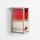 Parallel Mirage - Wall Cabinet - Oluwasheyi Adebayo - Pebble - Reeded glass