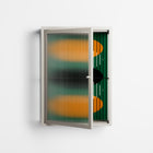 Soul Split - Wall Cabinet - Oluwasheyi Adebayo - Pebble - Reeded glass
