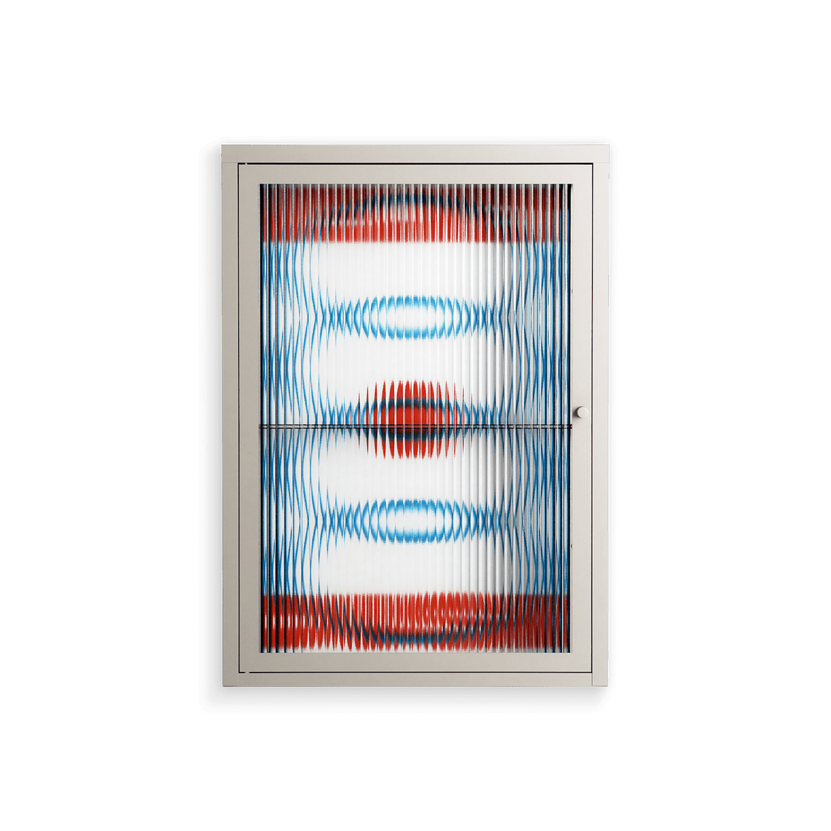 Velvet Dusk - Wall Cabinet - Oluwasheyi Adebayo - Pebble - Reeded glass
