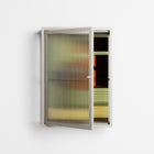 Anonymous Reader - Wall Cabinet - Kristin Eriksson - Pebble - Reeded glass