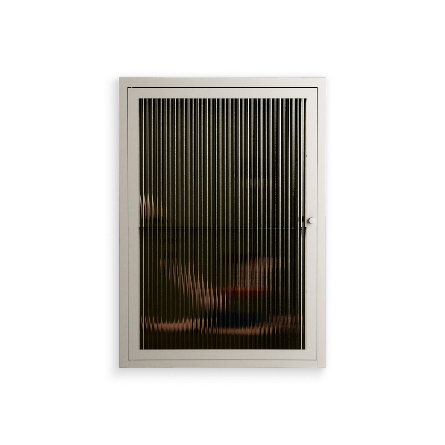 Friday Night Rituals - Wall Cabinet - Kristin Eriksson - Pebble - Reeded glass