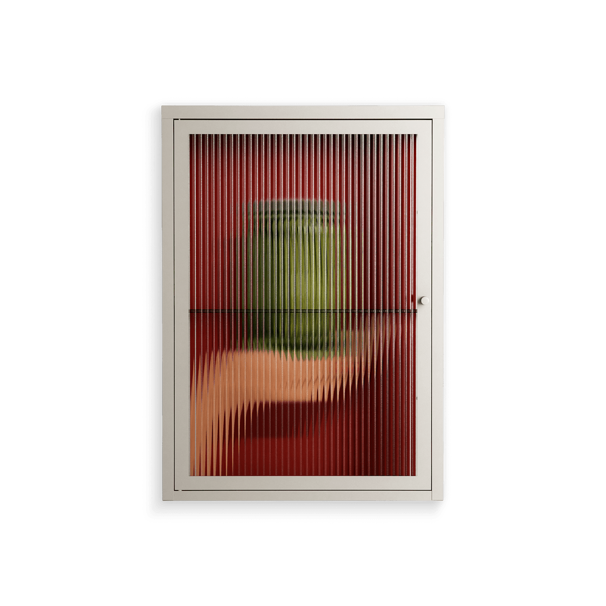 Pickles - Wall Cabinet - Kristin Eriksson - Pebble - Reeded glass