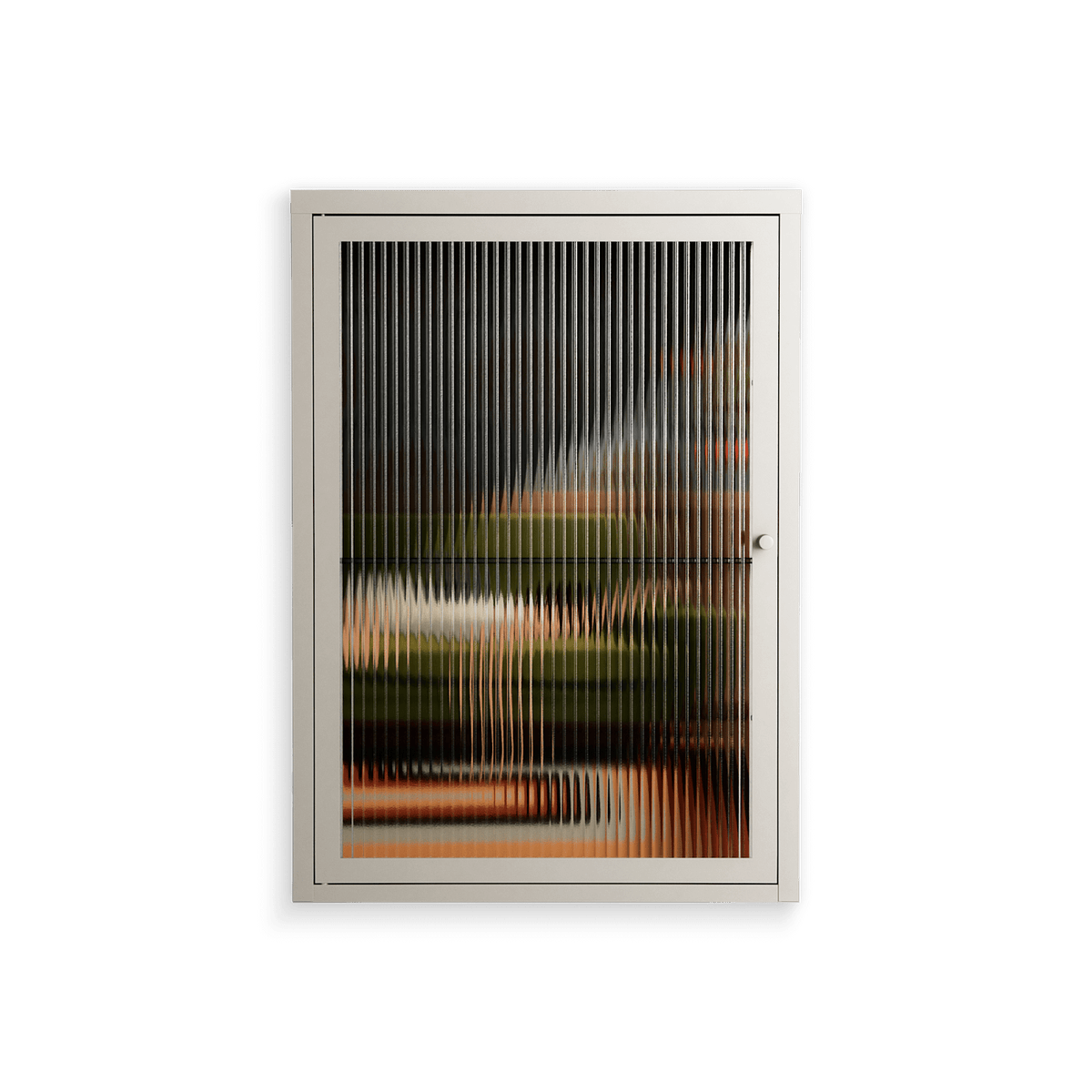 Waiting Game - Wall Cabinet - Kristin Eriksson - Pebble - Reeded glass
