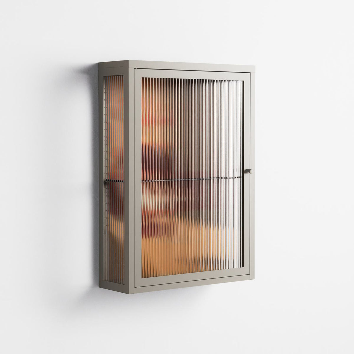 Women In Ballchair - Wall Cabinet - Kristin Eriksson - Pebble - Reeded glass