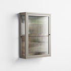 As The Rain Falls - Wall Cabinet - Sophie Goudman-Peachey - Pebble - Reeded glass