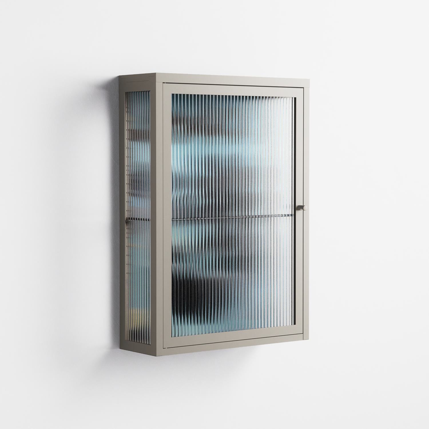 Day Dream - Wall Cabinet - Sophie Goudman-Peachey - Pebble - Reeded glass