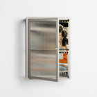 Sweet Far Away - Wall Cabinet - Sophie Goudman-Peachey - Pebble - Reeded glass
