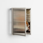 We Are Who We Are - Wall Cabinet - Sophie Goudman-Peachey - Pebble - Reeded glass