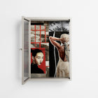 Where We Belong - Wall Cabinet - Sophie Goudman-Peachey - Pebble - Reeded glass