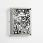 Flight Of Fancy - Wall Cabinet - Diana Catchpole - Pebble - Reeded glass
