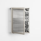 Flight Of Fancy 3 - Wall Cabinet - Diana Catchpole - Pebble - Reeded glass