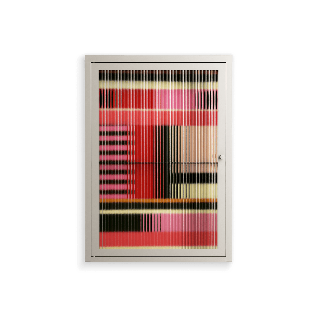 Harmonic - Wall Cabinet - Rikki Hewitt - Pebble - Reeded glass