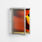 Swift - Wall Cabinet - Rikki Hewitt - Pebble - Reeded glass