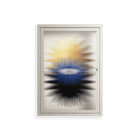 Evil Eye Sun - Wall Cabinet - Mo Kalache - Pebble - Reeded glass