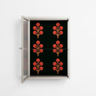 Berry Branch - Wall Cabinet - Ethan Fender - Pebble - Reeded glass