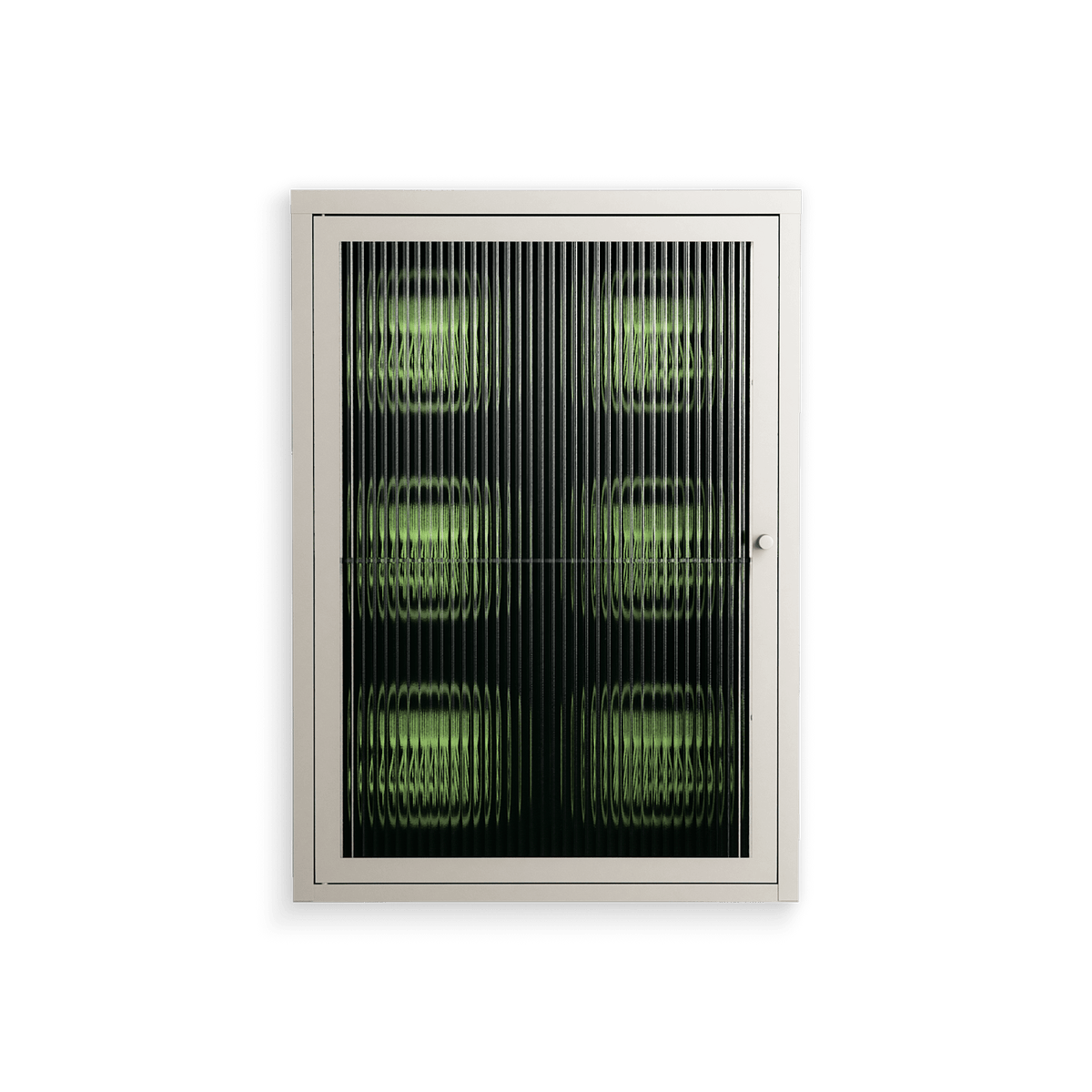 Evergreen Stag - Wall Cabinet - Ethan Fender - Pebble - Reeded glass