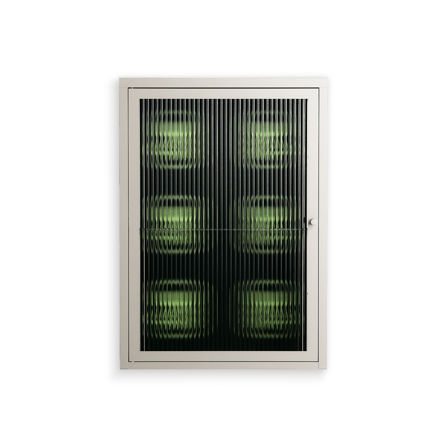 Evergreen Stag - Wall Cabinet - Ethan Fender - Pebble - Reeded glass