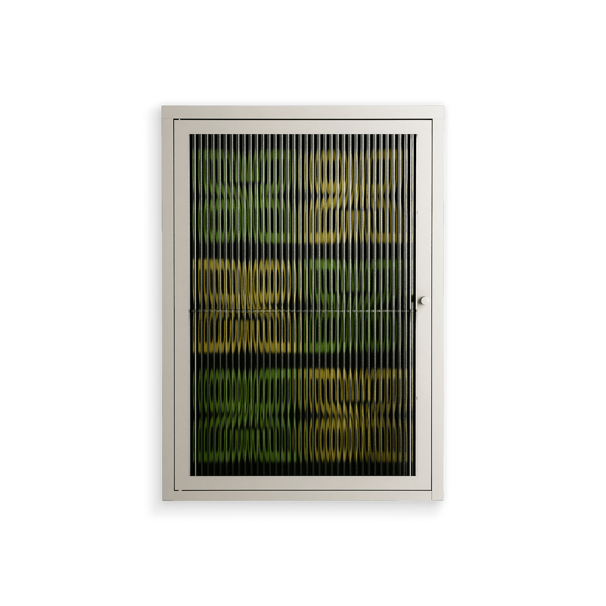 Ultra Bloom - Wall Cabinet - Ethan Fender - Pebble - Reeded glass