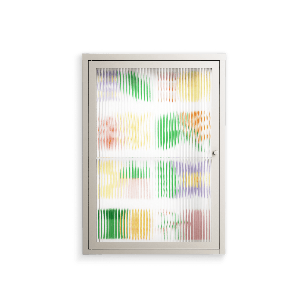 Shapes - Wall Cabinet - Lydia Greaves - Pebble - Reeded glass