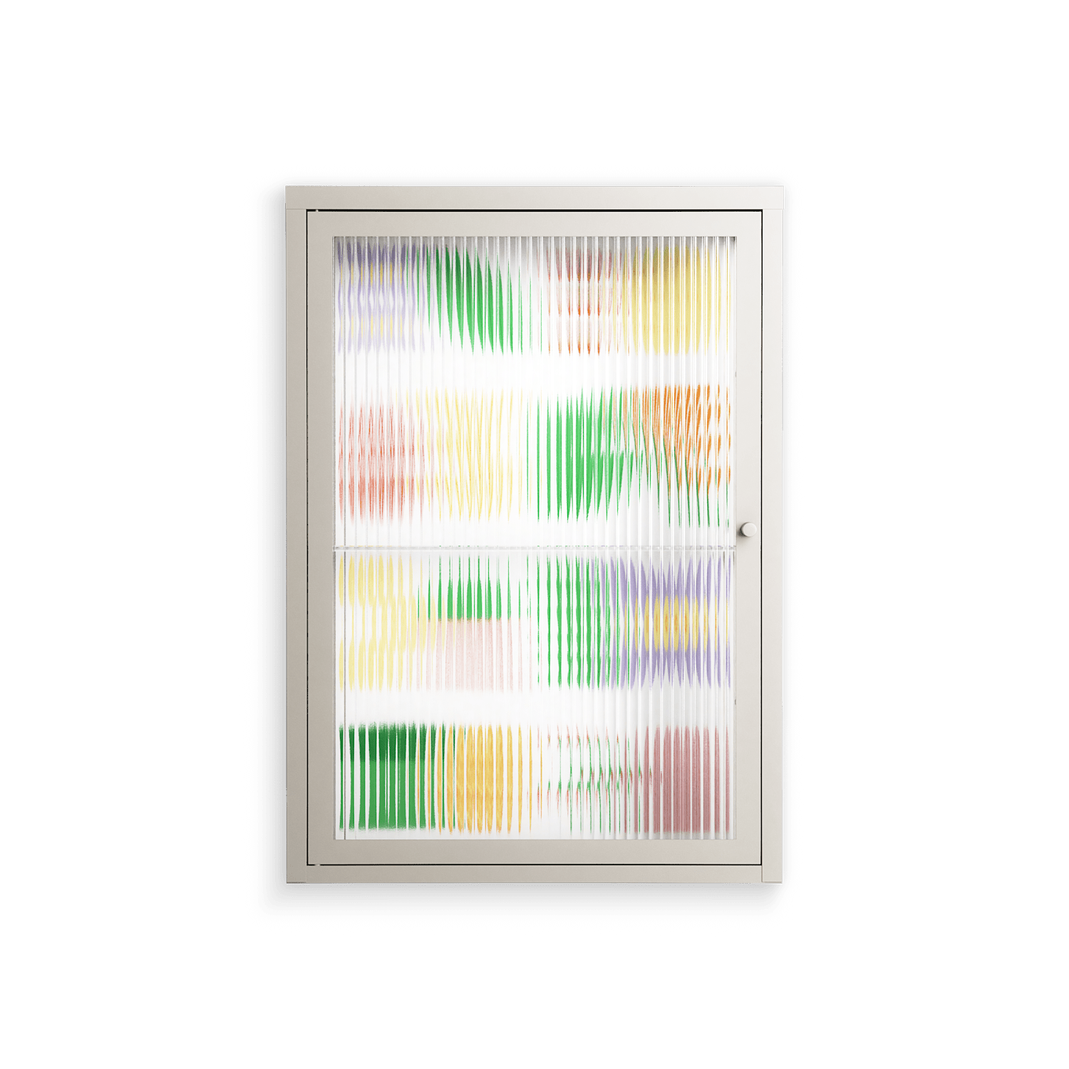Shapes - Wall Cabinet - Lydia Greaves - Pebble - Reeded glass