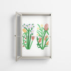 Bouquets - Wall Cabinet - Lydia Greaves - Pebble - Reeded glass