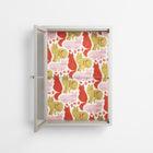 Cats - Wall Cabinet - Lydia Greaves - Pebble - Reeded glass