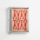 Lobsters - Wall Cabinet - Lydia Greaves - Pebble - Reeded glass