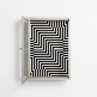 Rectangle In Rectangle - Wall Cabinet - Guido De Boer - Pebble - Reeded glass