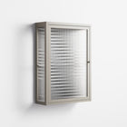 Rectangle In Rectangle - Wall Cabinet - Guido De Boer - Pebble - Reeded glass