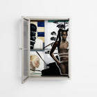 Dreaming With Open Eyes - Wall Cabinet - Sophie Goudman-Peachey - Pebble - Reeded glass