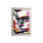 Fragments Of A Painted Souls - Wall Cabinet - Mathilda Kienast - Pebble - Reeded glass