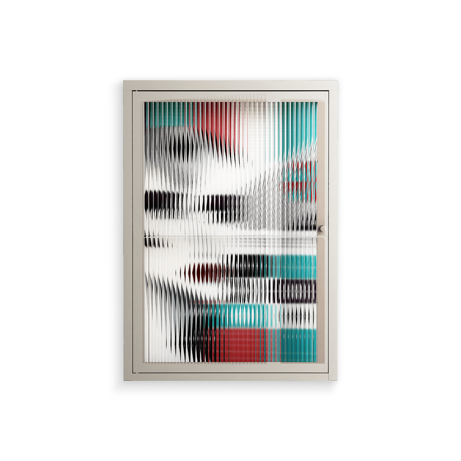 The Dessolution - Wall Cabinet - Mathilda Kienast - Pebble - Clear gla ...