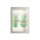 Bouquets Cream - Wall Cabinet - Lydia Greaves - Pebble - Reeded glass