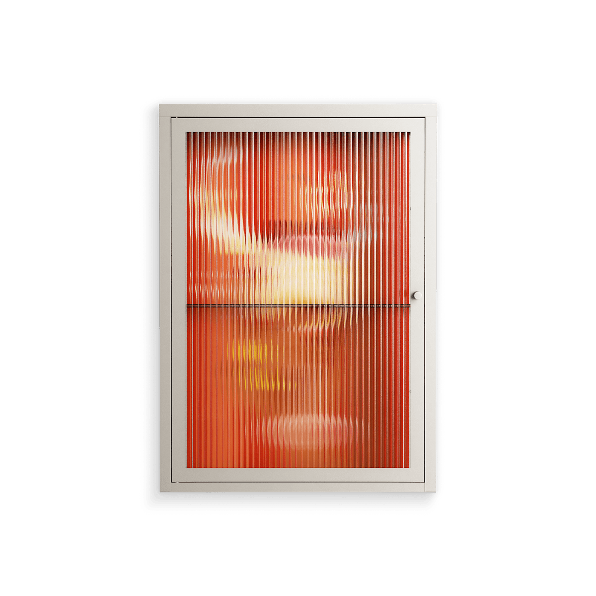 Drink And Cherries - Wall Cabinet - Raissa Oltmanns - Pebble - Reeded glass