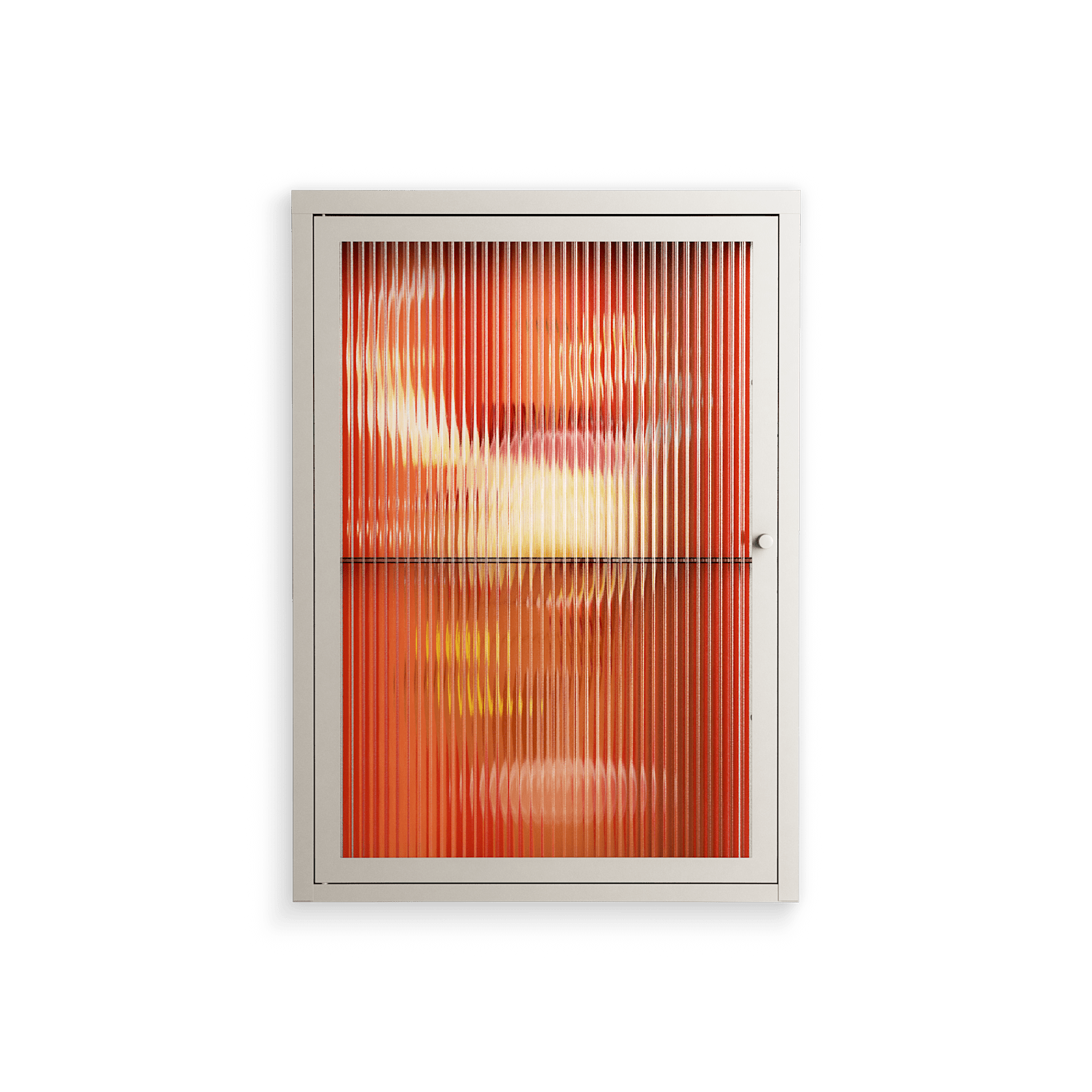 Drink And Cherries - Wall Cabinet - Raissa Oltmanns - Pebble - Reeded glass