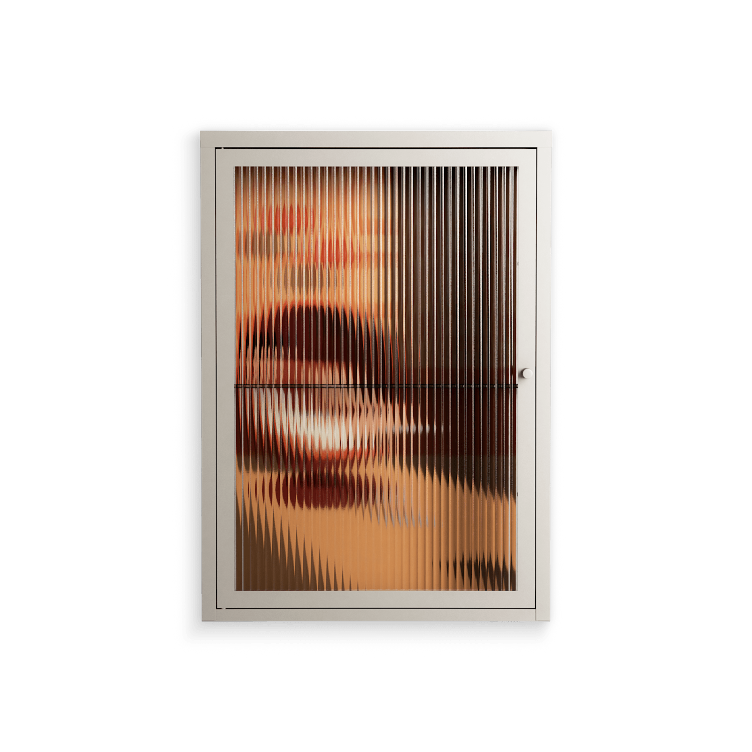 Women In Ballchair - Wall Cabinet - Kristin Eriksson - Pebble - Reeded glass