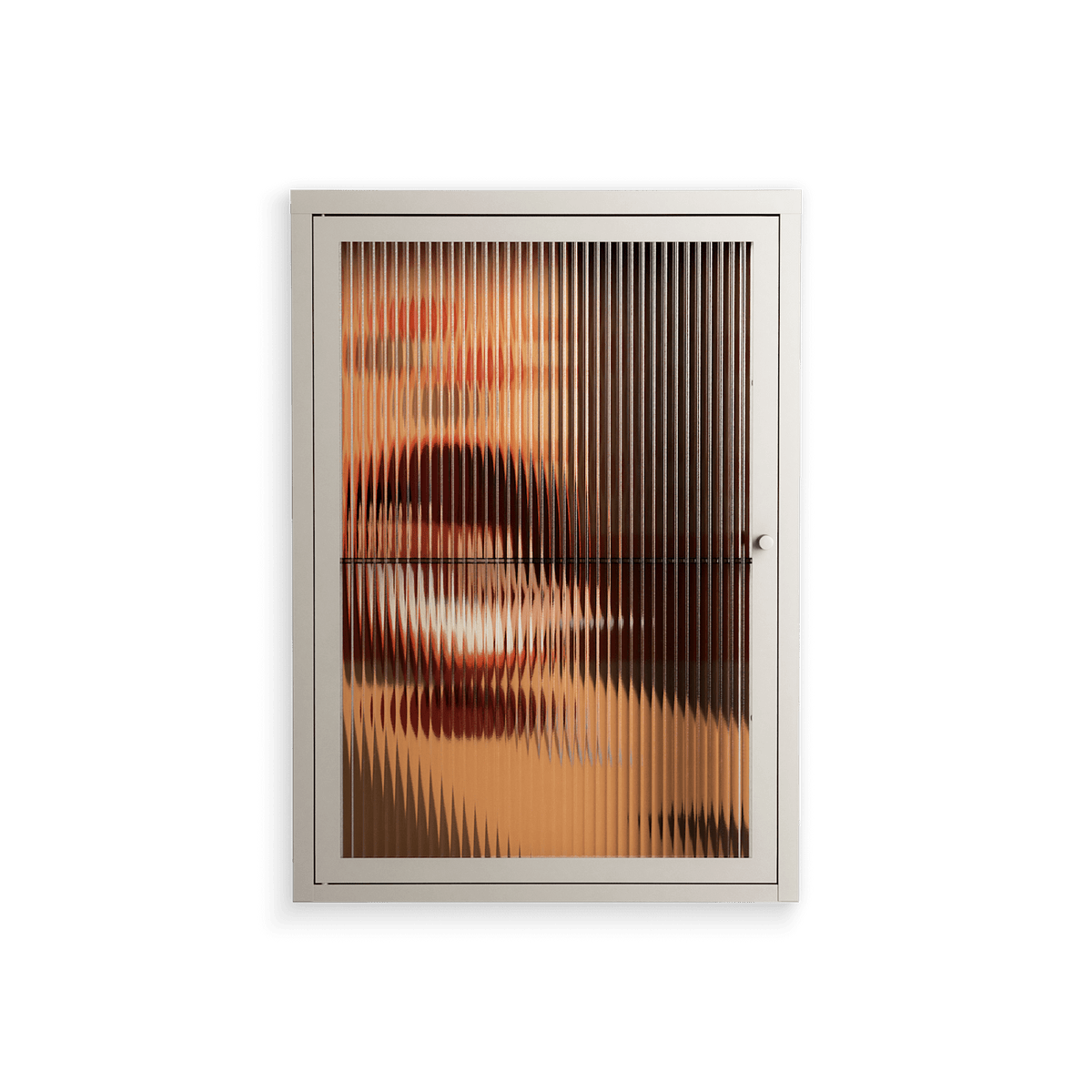 Women In Ballchair - Wall Cabinet - Kristin Eriksson - Pebble - Reeded glass
