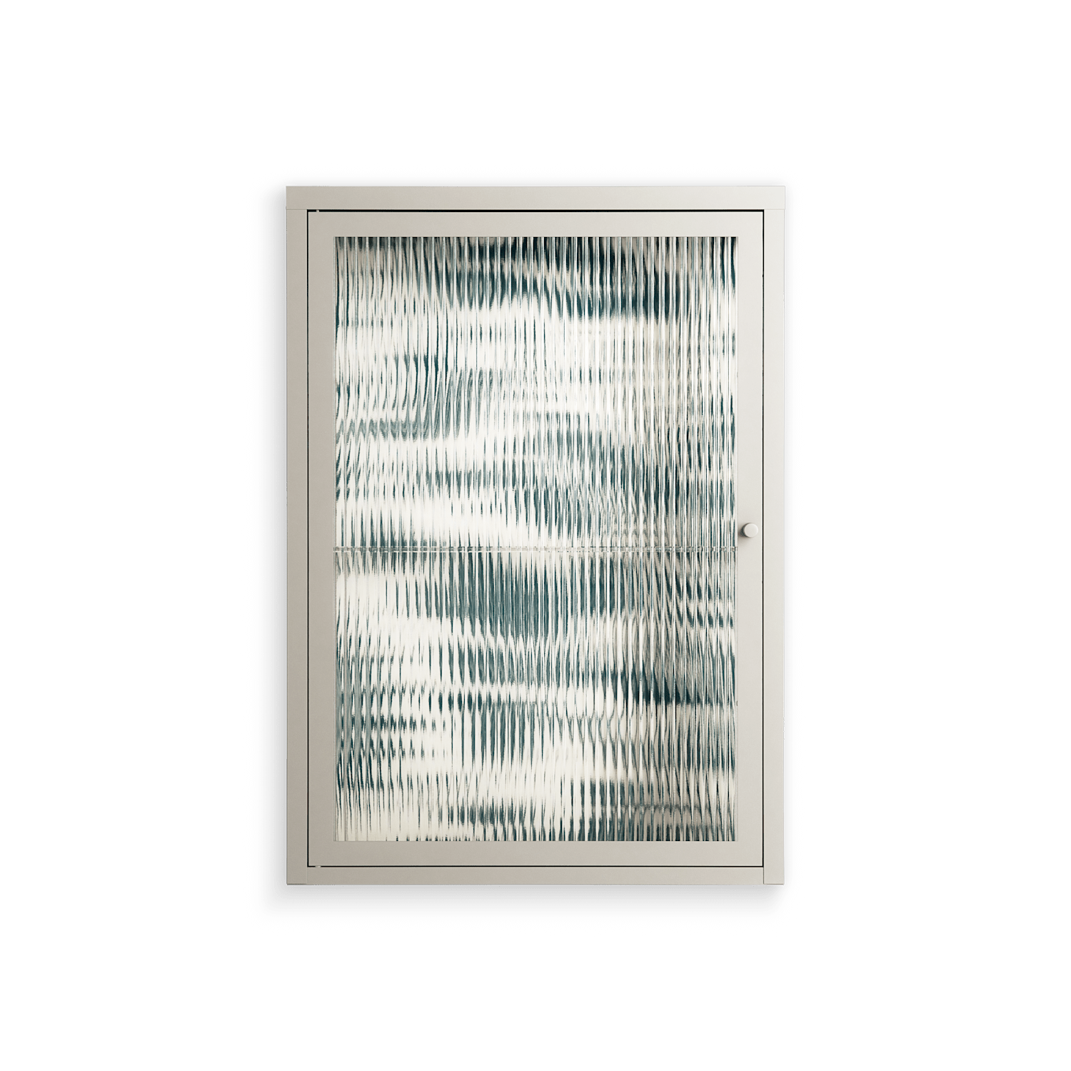 Ode to Summer 3 - Wall Cabinet - Diana Catchpole - Pebble - Reeded glass