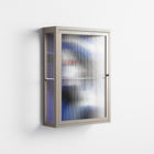 Beyond The Veil Of Consciousness - Wall Cabinet - Mathilda Kienast - Pebble - Reeded glass