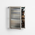 Dreaming With Open Eyes - Wall Cabinet - Sophie Goudman-Peachey - Pebble - Reeded glass